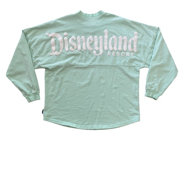 SPIRIT JERSEY Other - Disneyland Resort Large Mint Green Long Sleeve Adult Spirit Jersey Shirt